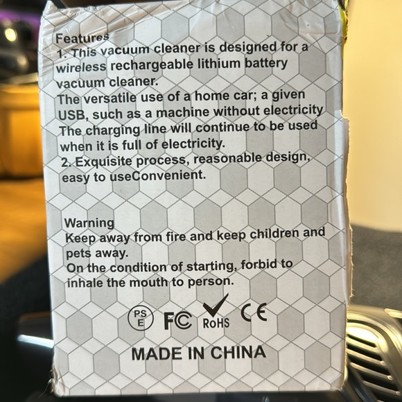 NWT Handheld Wireless vehicle vacuum cleaner - Picture 5 of 5